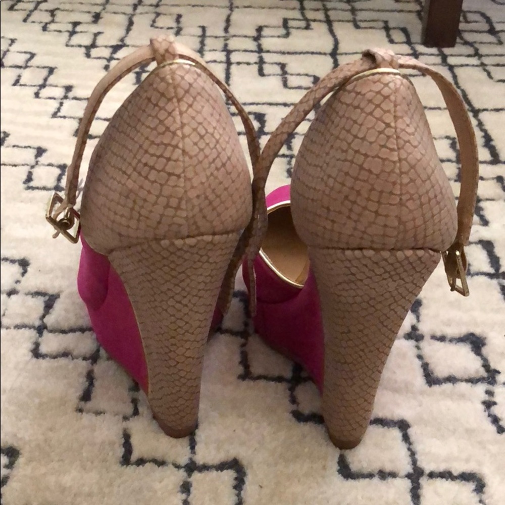 Color block wedge heels - Picture 2 of 4
